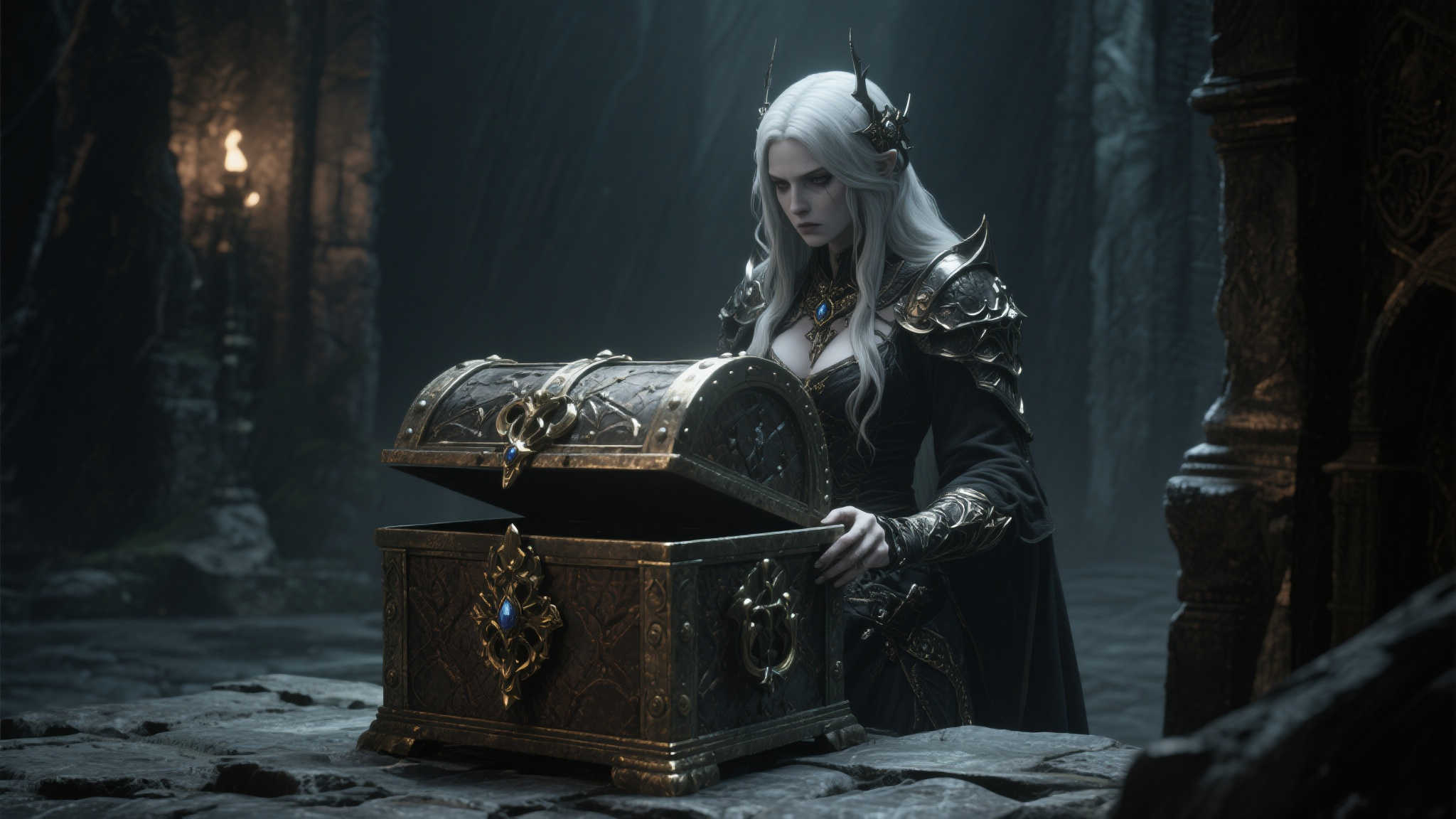 玩家揭秘《黑暗之魂》初代未公开CG：“巨型宝箱”葛维艾薇雅的隐藏故事