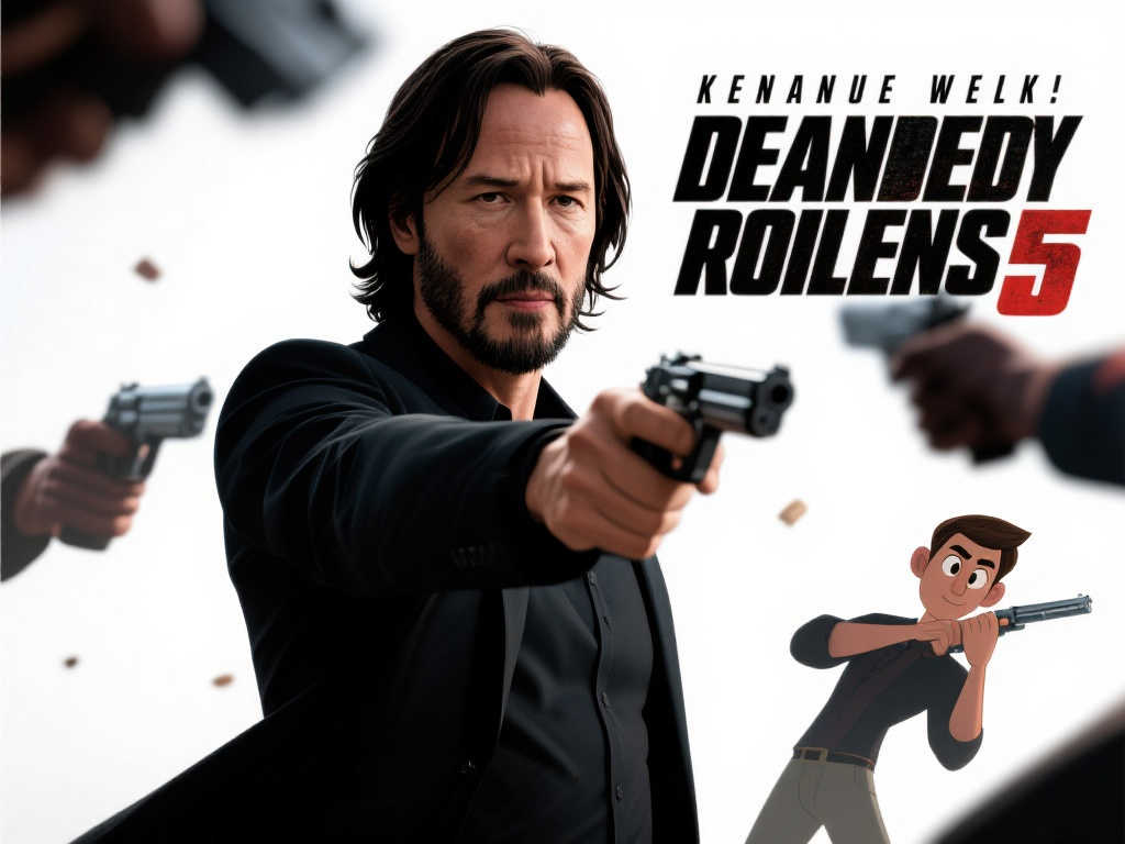 基努·里维斯确定出演《捍卫任务5》并为前传献声 基努·里维斯确定出演《捍卫任务5》并为前传献声