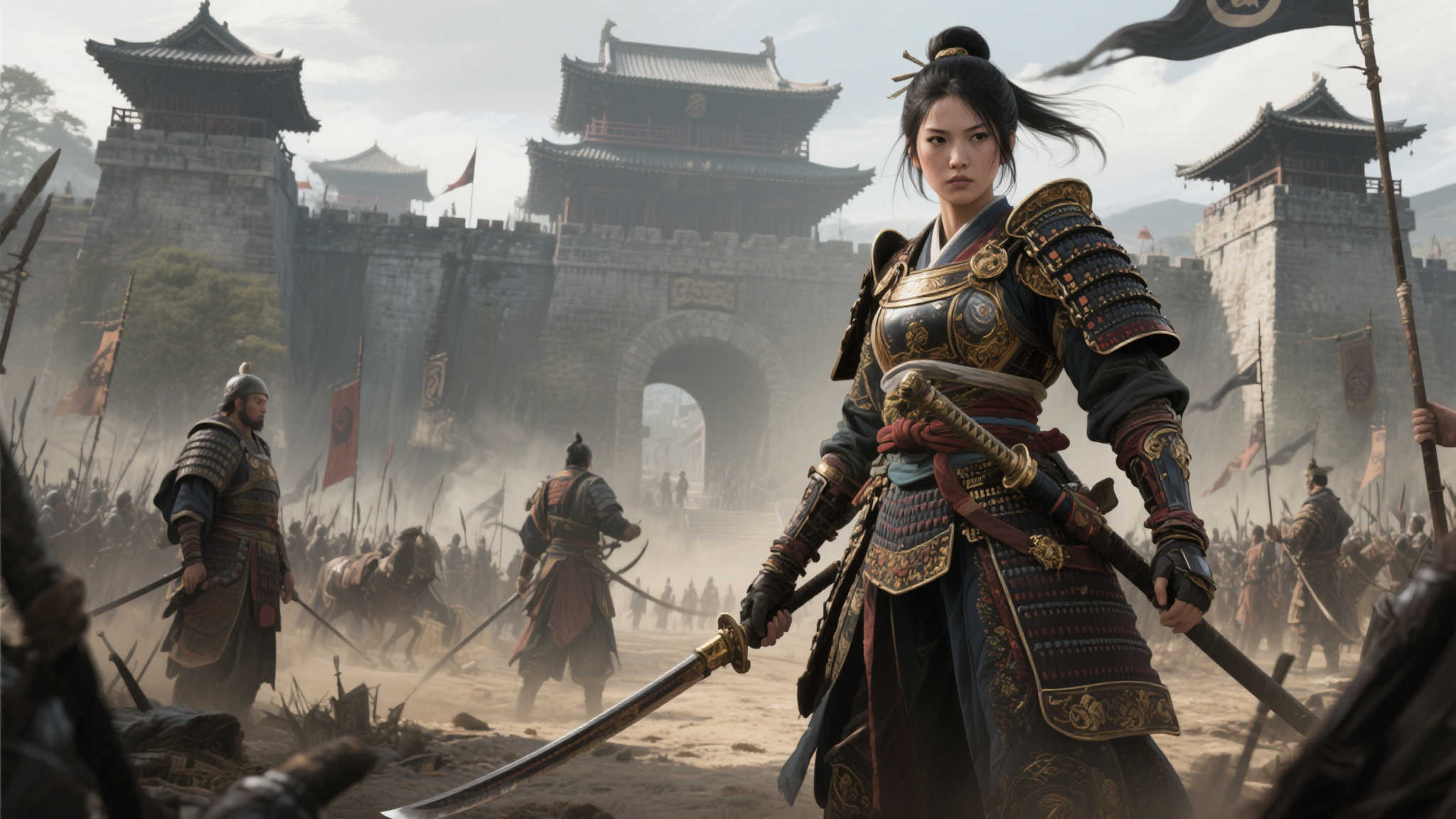 《刺客信条：影》全新概念图曝光：信长之妹英姿飒爽！